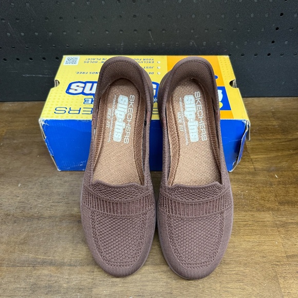 New W Box! Women's Skechers On The Go Flex Camellia Chocolate Brown Shoes Size 8 - Picture 3 of 5